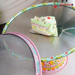 Cake Stand with Mesh Dome