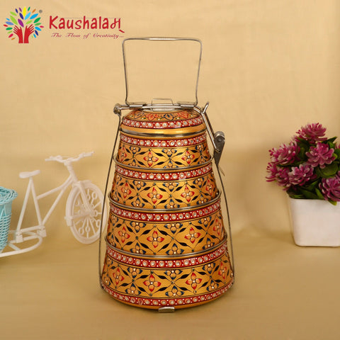 Hand Painted Tiffin 