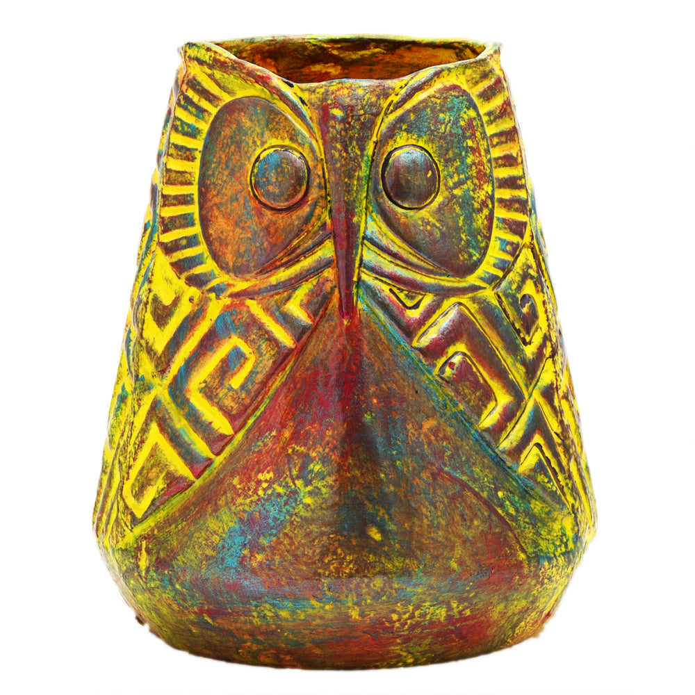 Owl Vase : Paper Mache