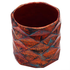 Crystal shape Vase : Paper Mache