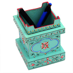 Hand Painted Pen Stand- Tulsi Shape Stand