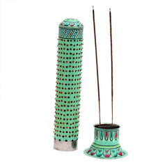 Hand Painted Incense stick holder - Agarbatti stand
