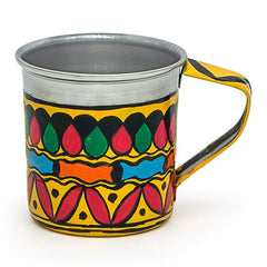 Hand Painted Tea Cup Set 6 : Madhubani