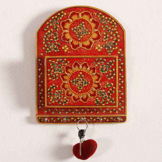 Keychain And Letter Holder : Red