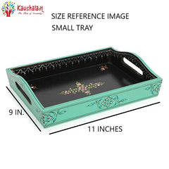 Hand Painted Serving Tray - Classic Sea Green