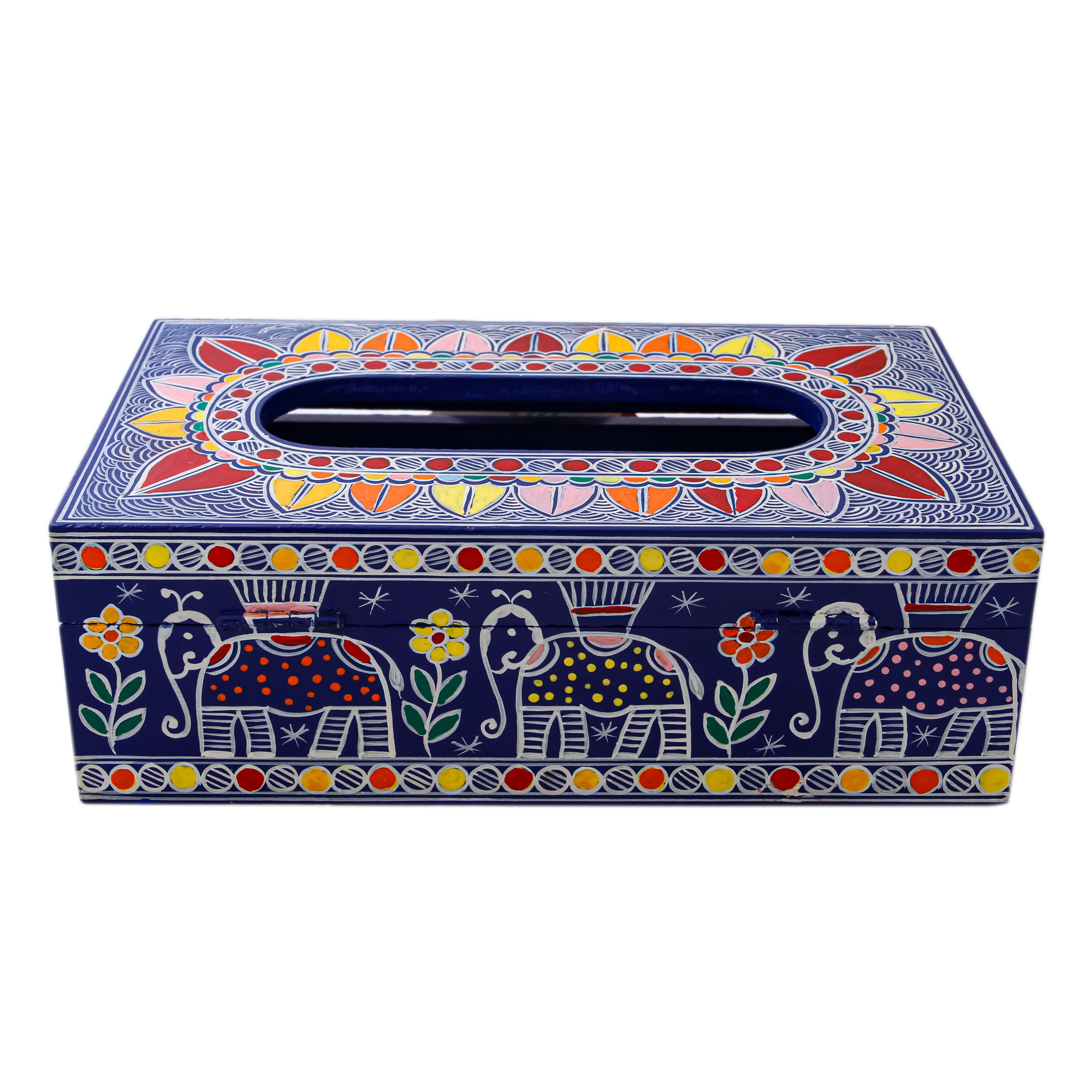 Hand Painted Tissue Box