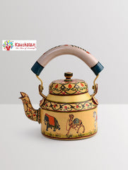 Hand Painted Tea Kettle : Royal Rajasthan
