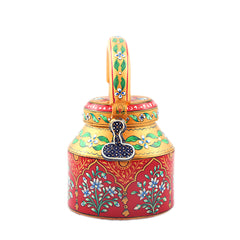 Hand Painted Kettle : Rani Mahal (the Queen's Palace)