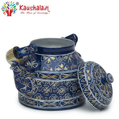 Hand Painted Kettle : Enchanting Blue
