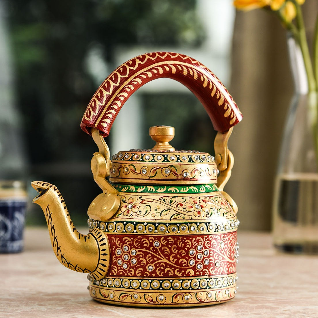 Hand Painted Kettle : Majestic