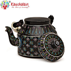 Hand Painted Kettle : Black Beauty