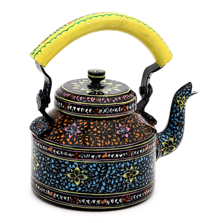 Hand Painted Kettle : Sea blue