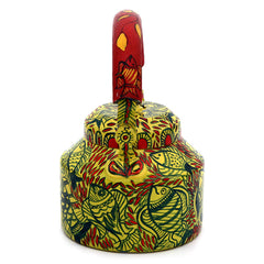 Hand Painted Kettle : Yellow Pond