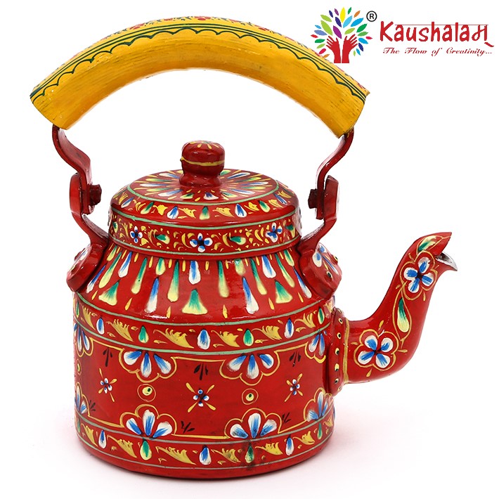 Hand Painted Kettle : 'Bloom'