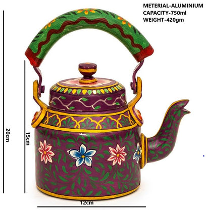 Hand Painted Kettle : Floral