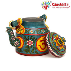 Hand Painted Kettle : Om